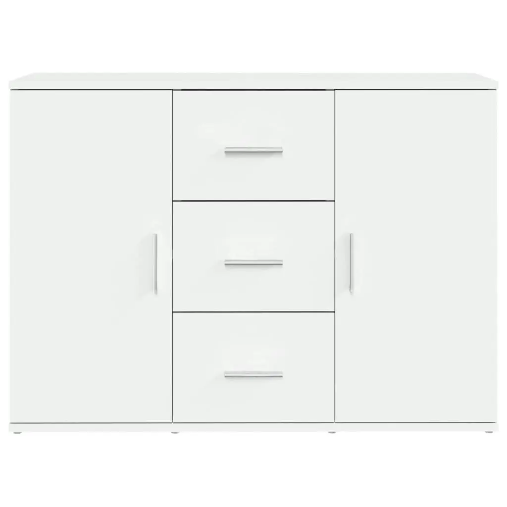 Sideboard White 91x29.5x65 cm Engineered Wood 823342