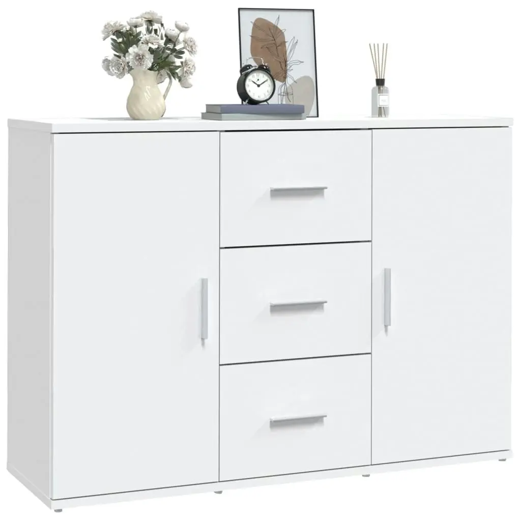 Sideboard White 91x29.5x65 cm Engineered Wood 823342