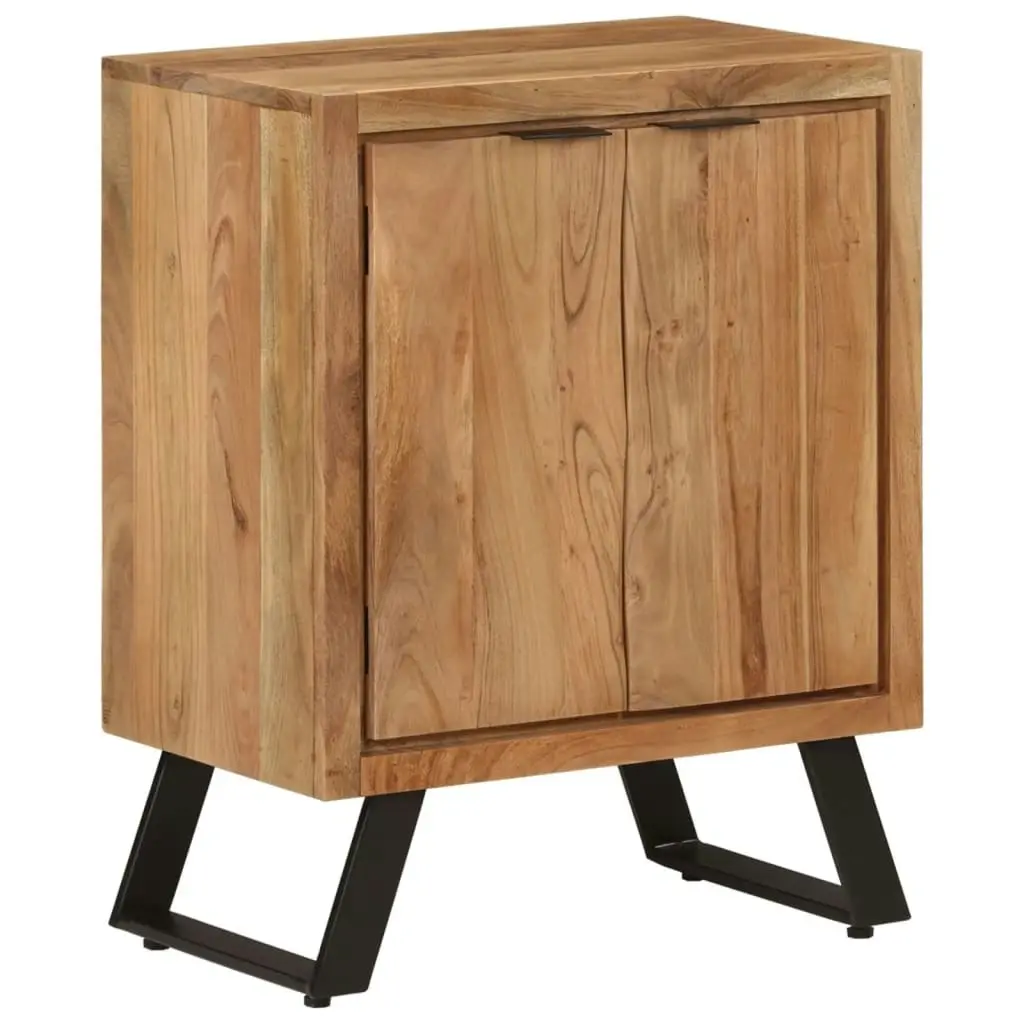 Sideboard with 2 Doors 55x36x72 cm Solid Wood Acacia 352061