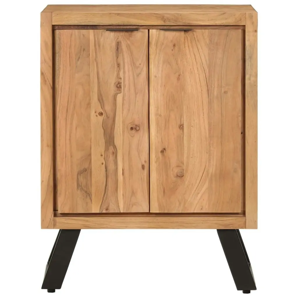 Sideboard with 2 Doors 55x36x72 cm Solid Wood Acacia 352061