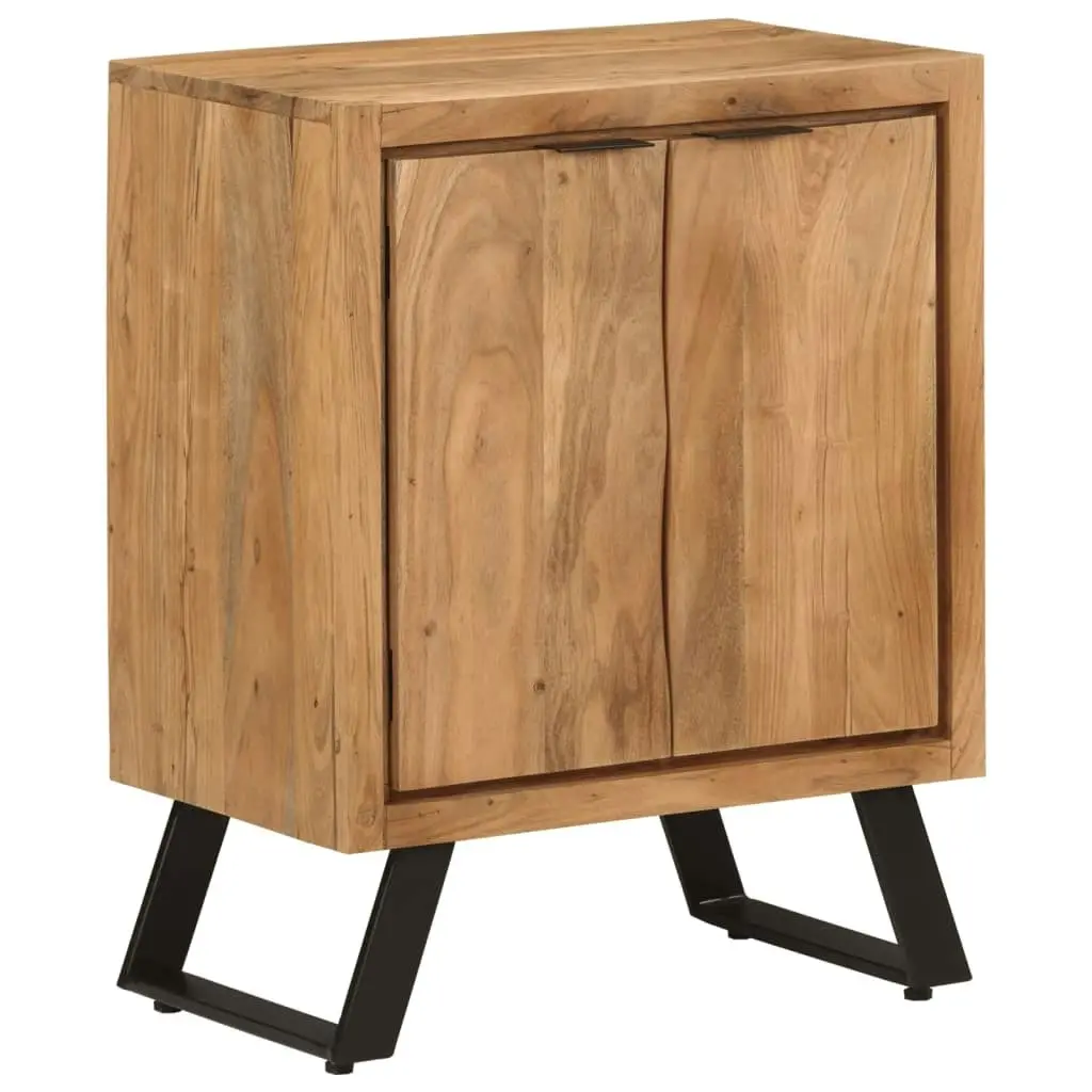 Sideboard with 2 Doors 55x36x72 cm Solid Wood Acacia 352061