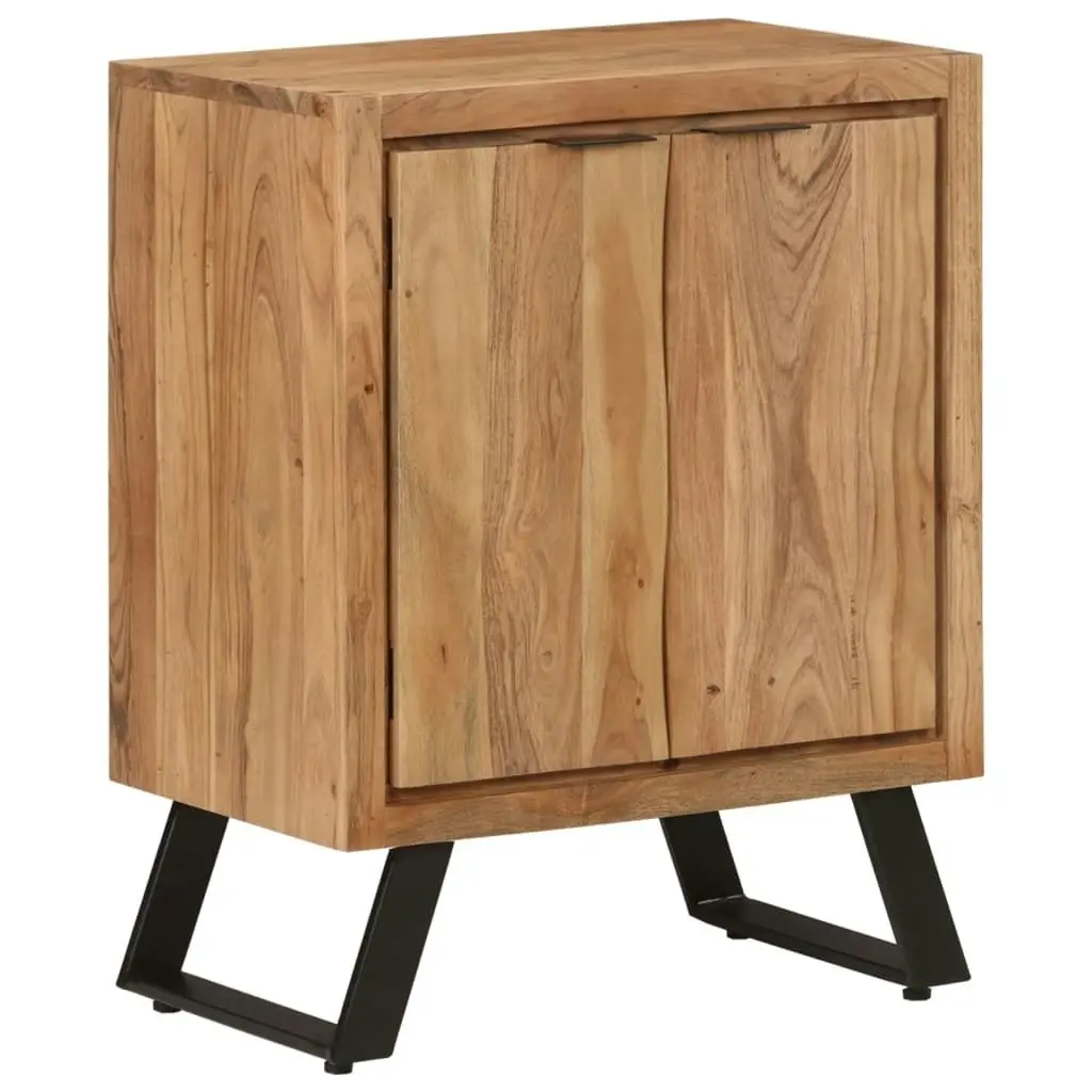 Sideboard with 2 Doors 55x36x72 cm Solid Wood Acacia 352061