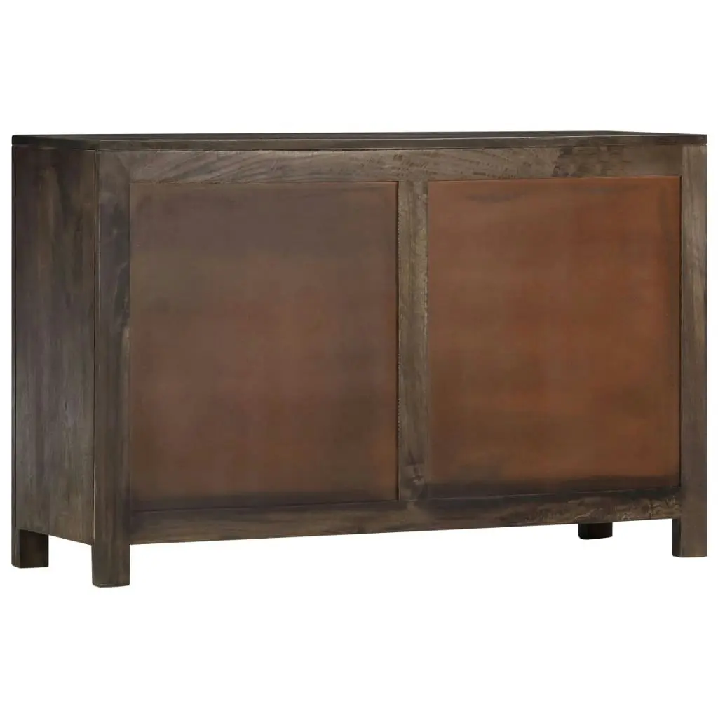 Sideboard with Carved Design 110x35x70 cm Solid Mango Wood 247765