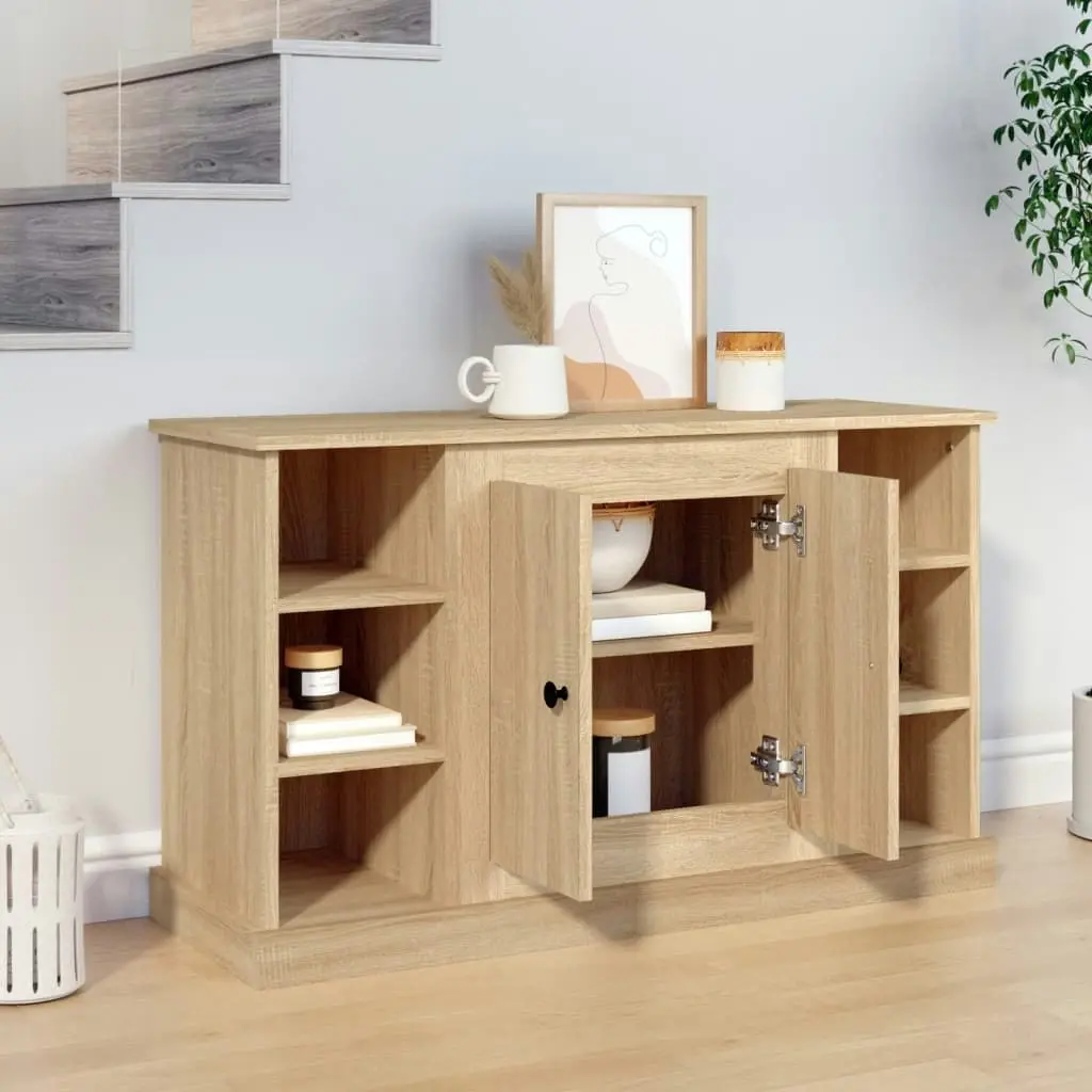 Sideboard Sonoma Oak 100x35.5x60 cm Engineered Wood 816443