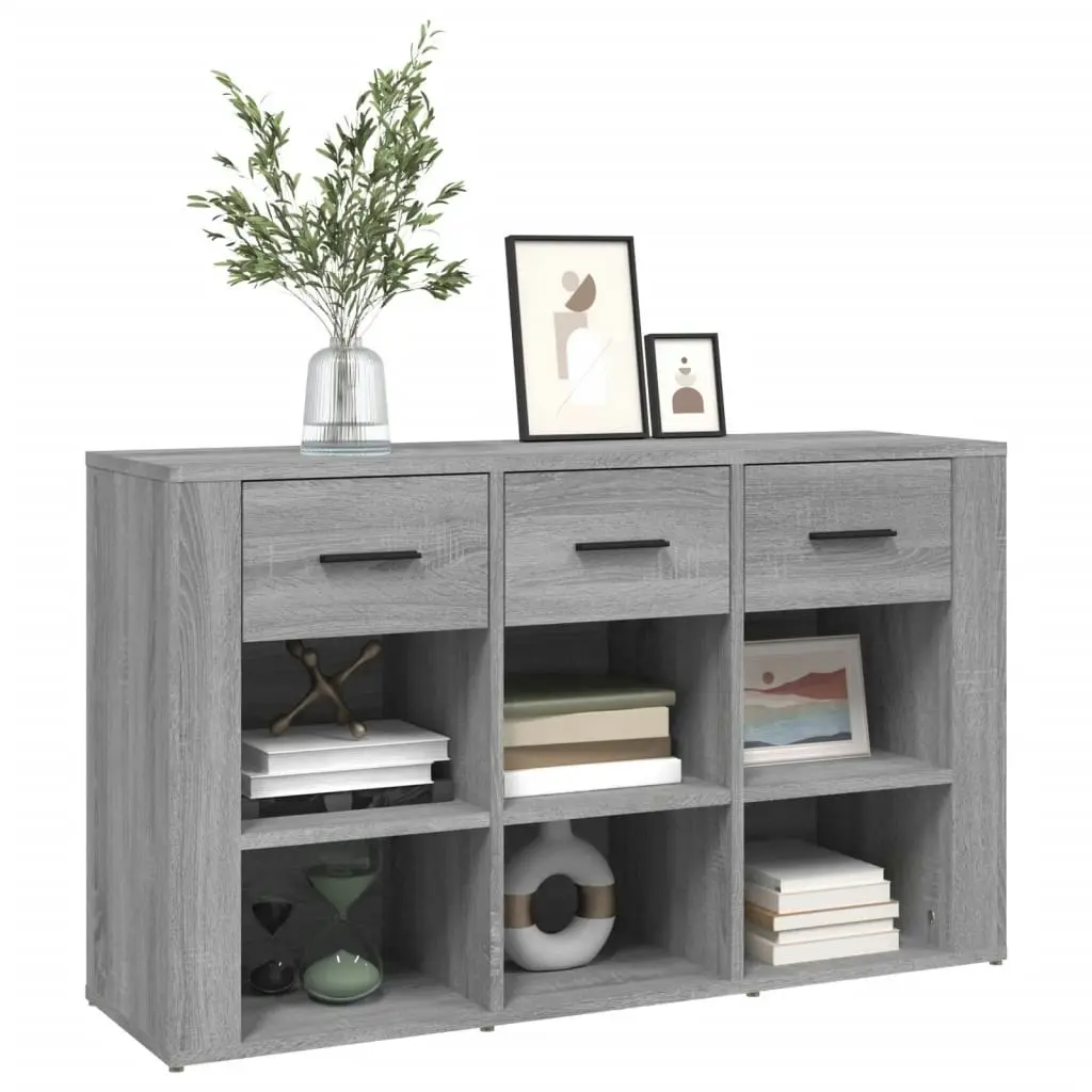 Sideboard Grey Sonoma 100x30x59.5 cm Engineered Wood 821010