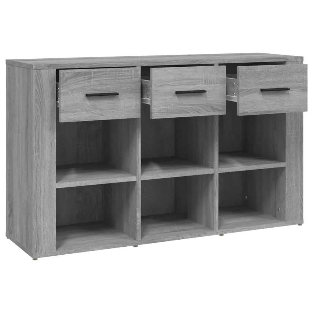 Sideboard Grey Sonoma 100x30x59.5 cm Engineered Wood 821010