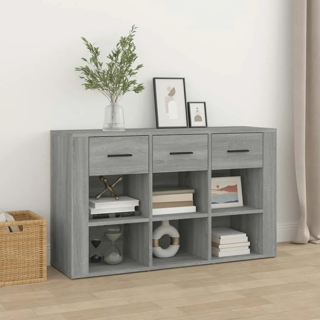 Sideboard Grey Sonoma 100x30x59.5 cm Engineered Wood 821010