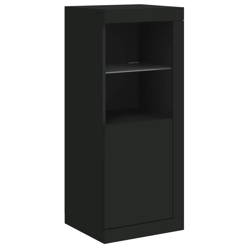 Sideboard with LED Lights Black 41x37x100 cm 836645