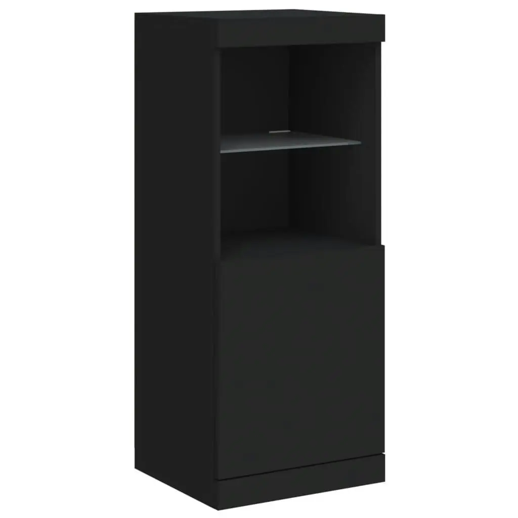 Sideboard with LED Lights Black 41x37x100 cm 836687