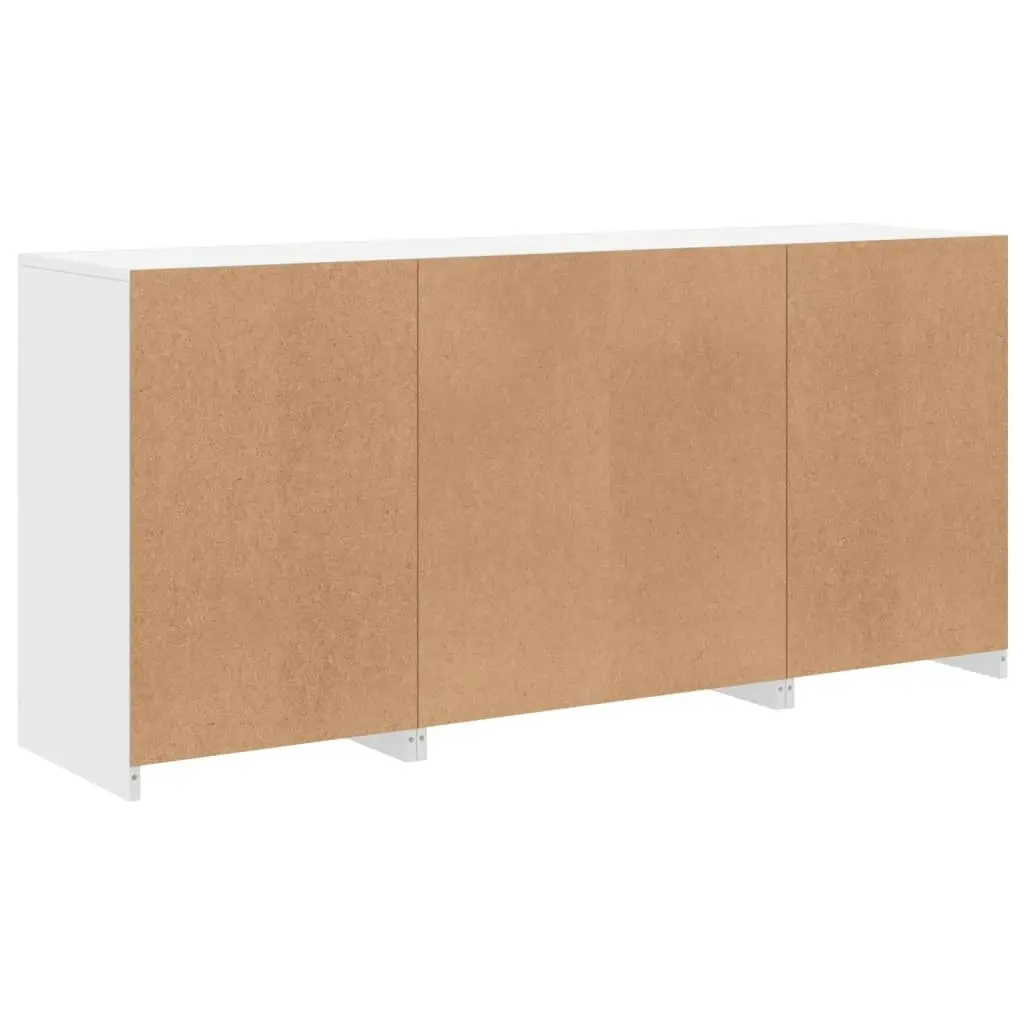 Sideboard with LED Lights White 142.5x37x67 cm 3209086