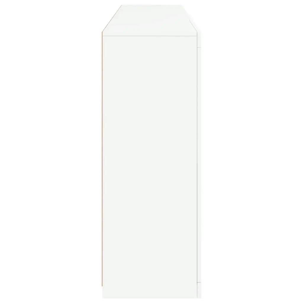 Sideboard with LED Lights White 181.5x37x100 cm 3209177