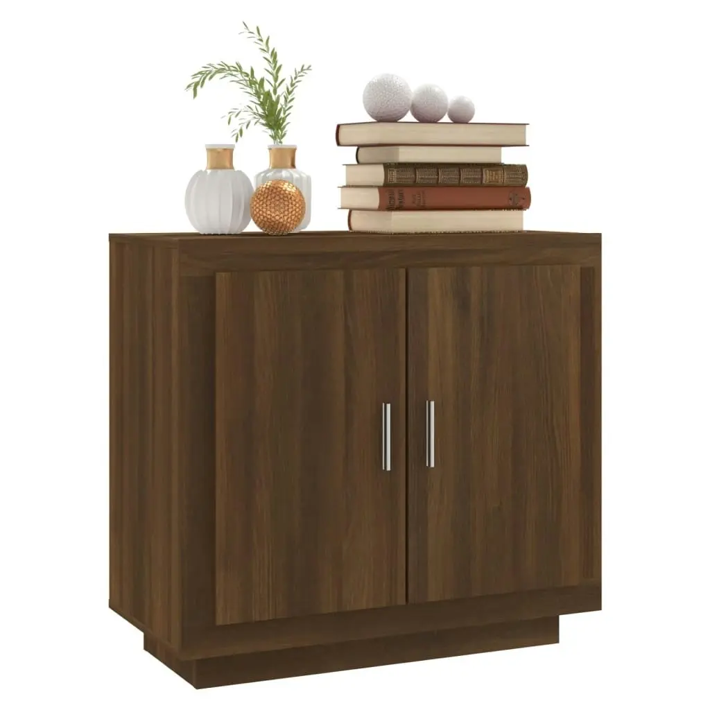 Sideboard Brown Oak 80x40x75 cm Engineered Wood 817236