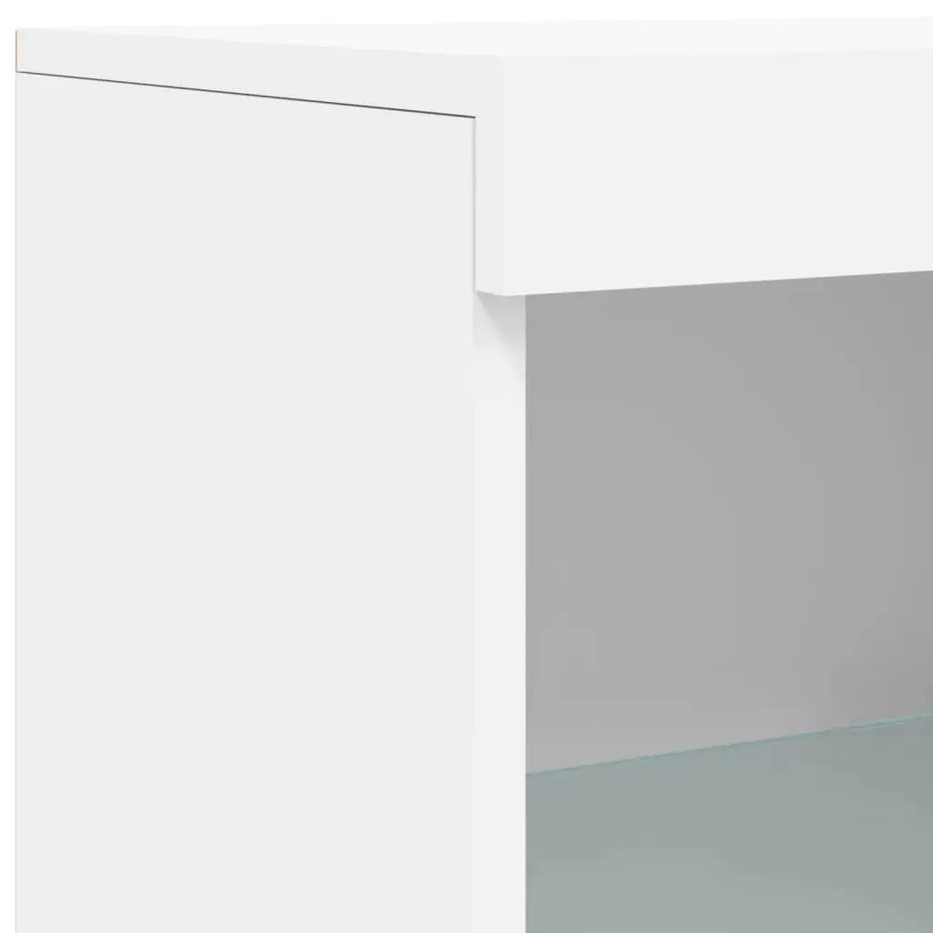 Sideboard with LED Lights White 41x37x100 cm 836728