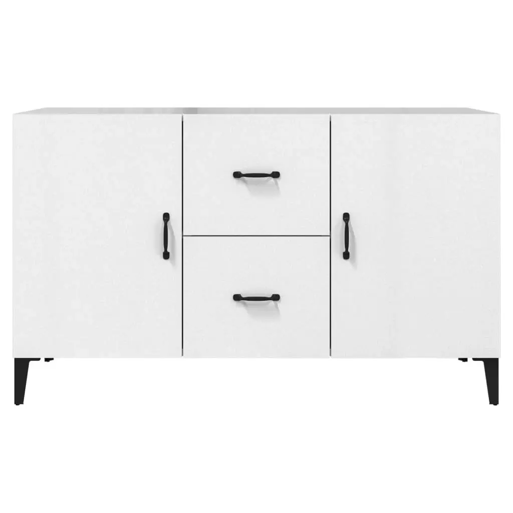 Sideboard High Gloss White 100x36x60 cm Engineered Wood 812525