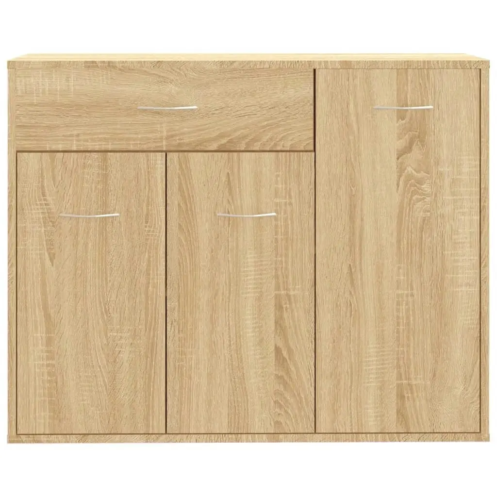 Sideboard Sonoma Oak 88x30x70 cm Engineered Wood 800678