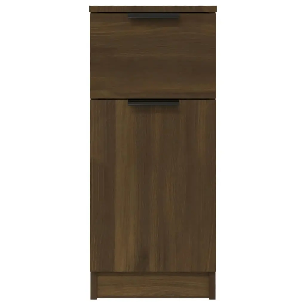 Sideboards 2 pcs Brown Oak 30x30x70 cm Engineered Wood 817005