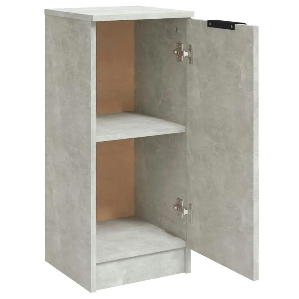 Sideboards 2 pcs Concrete Grey 30x30x70 cm Engineered Wood 811142