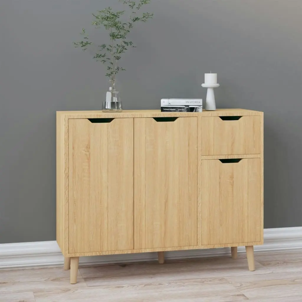 Sideboard Sonoma Oak 90x30x72 cm Engineered Wood 326816