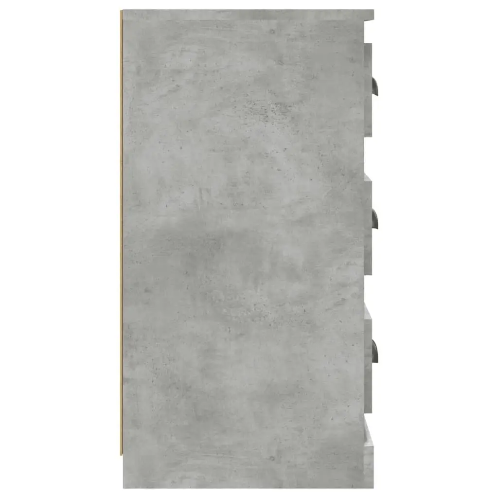 Sideboards 2 pcs Concrete Grey Engineered Wood 3185243