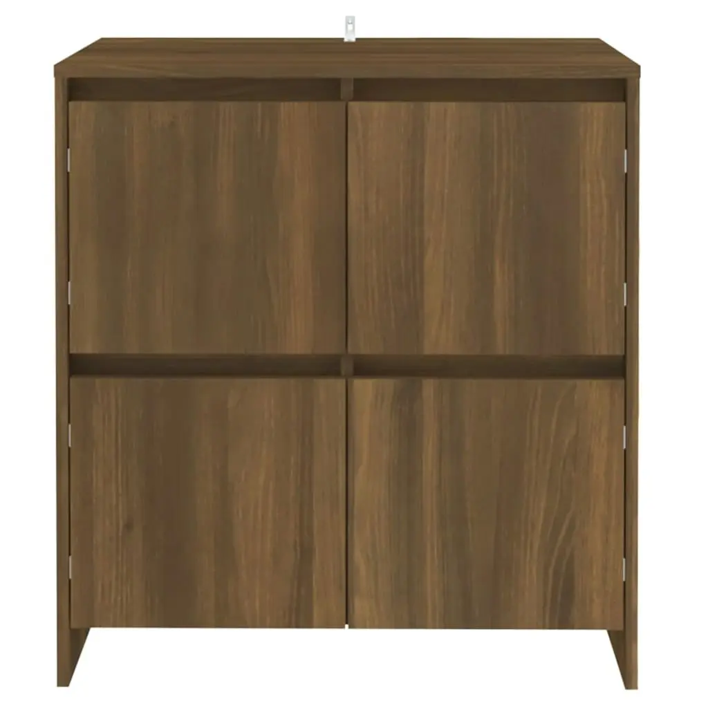 Sideboards 2 pcs Brown Oak 70x41x75 cm Engineered Wood 3098096