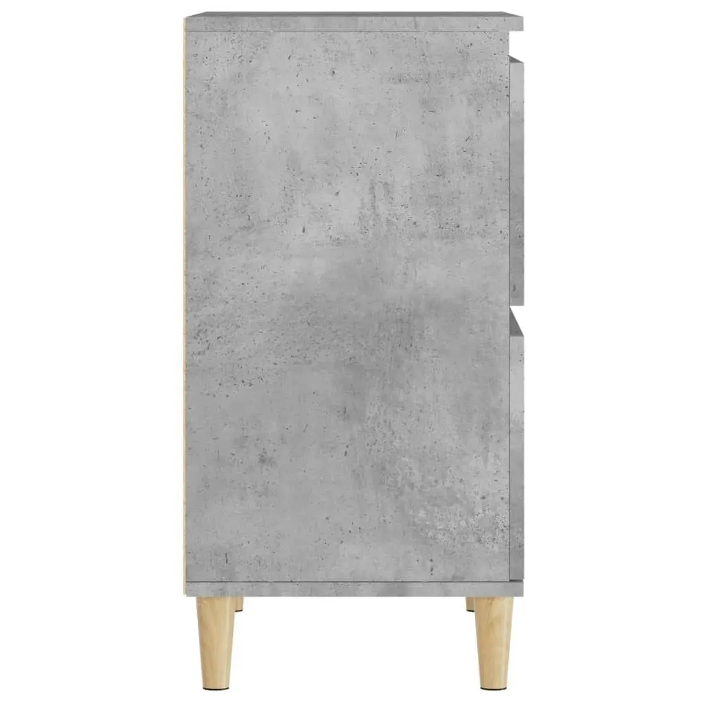 Sideboards 2 pcs Concrete Grey 60x35x70 cm Engineered Wood 3185755