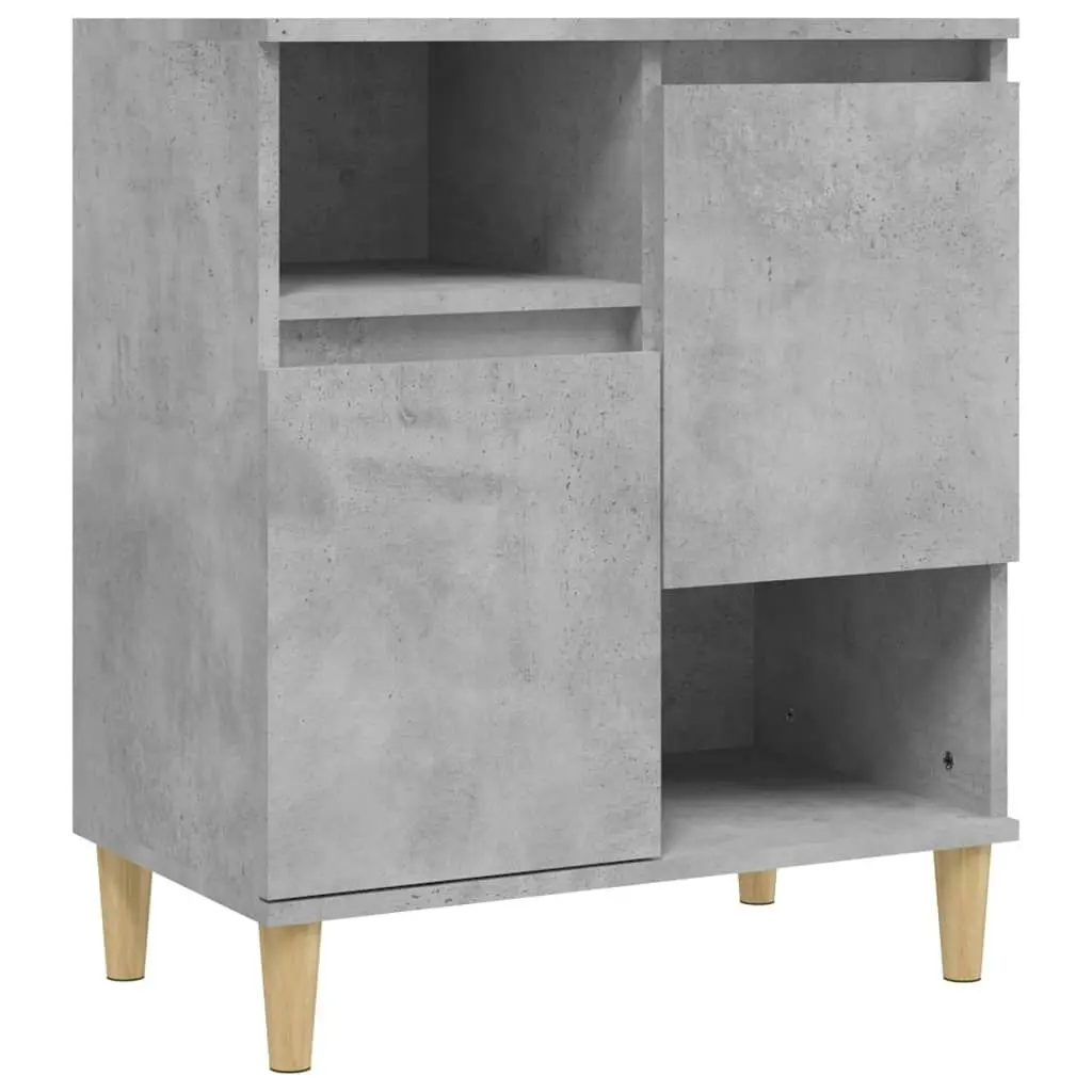 Sideboards 2 pcs Concrete Grey 60x35x70 cm Engineered Wood 3185723