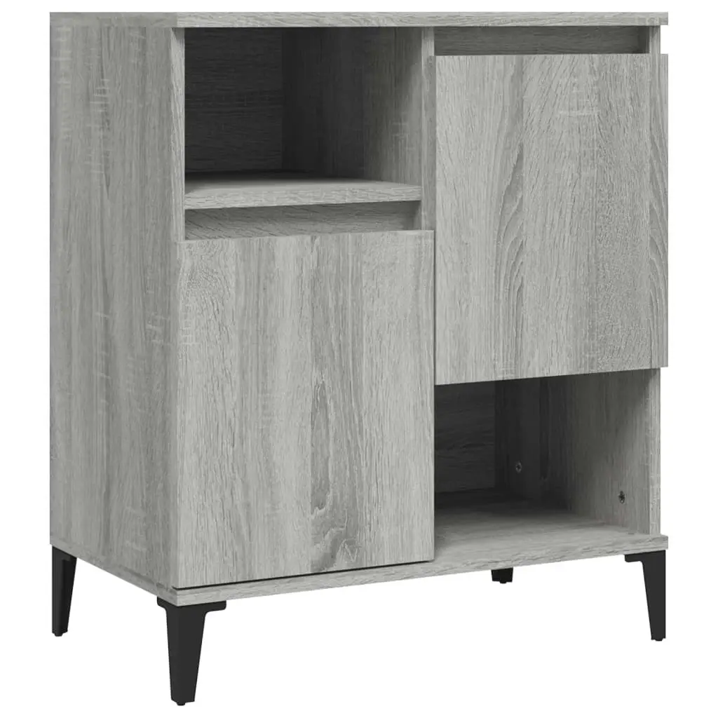 Sideboards 2 pcs Grey Sonoma 60x35x70 cm Engineered Wood 3185733