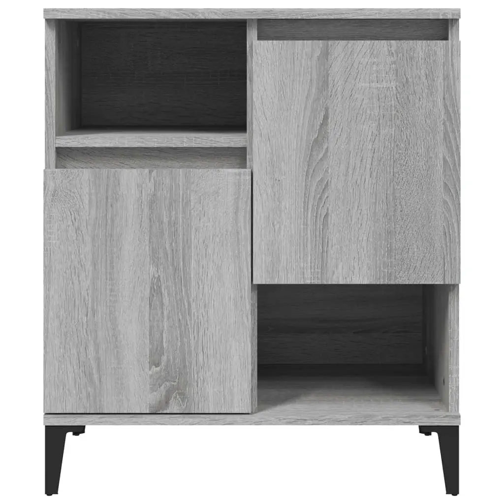 Sideboards 2 pcs Grey Sonoma 60x35x70 cm Engineered Wood 3185733