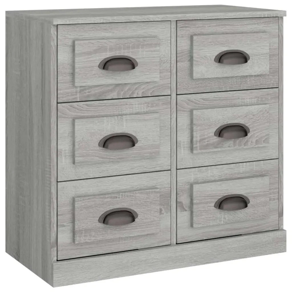 Sideboards 2 pcs Grey Sonoma Engineered Wood 3185285