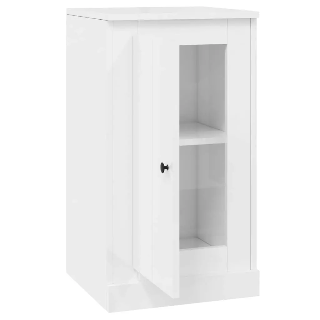 Sideboards 2 pcs High Gloss White 37.5x35.5x67.5 cm Engineered Wood 816205