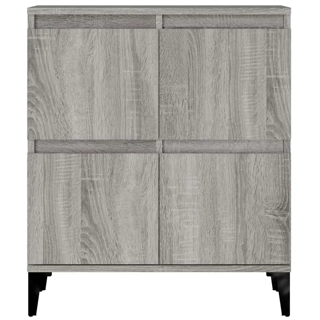 Sideboards 2 pcs Grey Sonoma 60x35x70 cm Engineered Wood 3185765