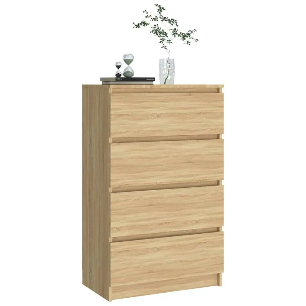 Sideboard Sonoma Oak 60x35x98.5 cm Engineered Wood 800534