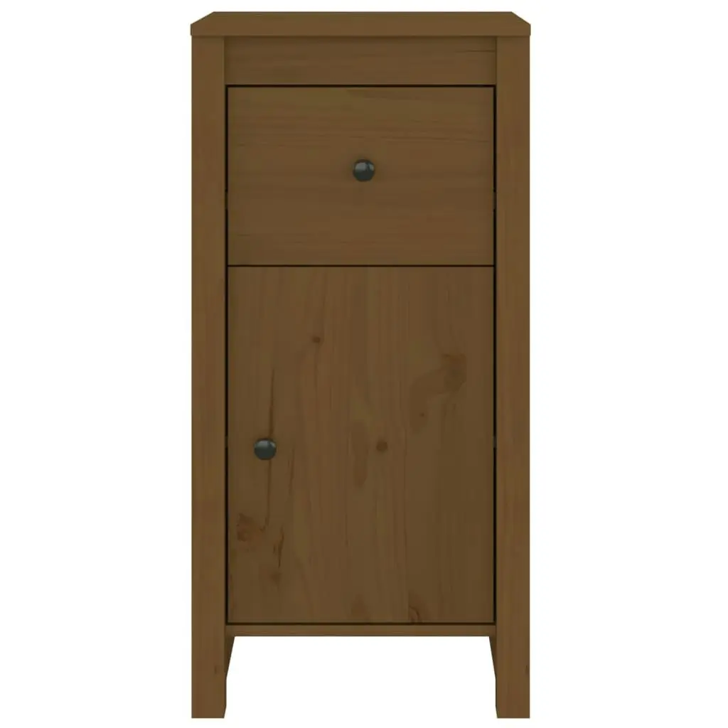 Sideboards 2 pcs Honey Brown 40x35x80 cm Solid Wood Pine 813761