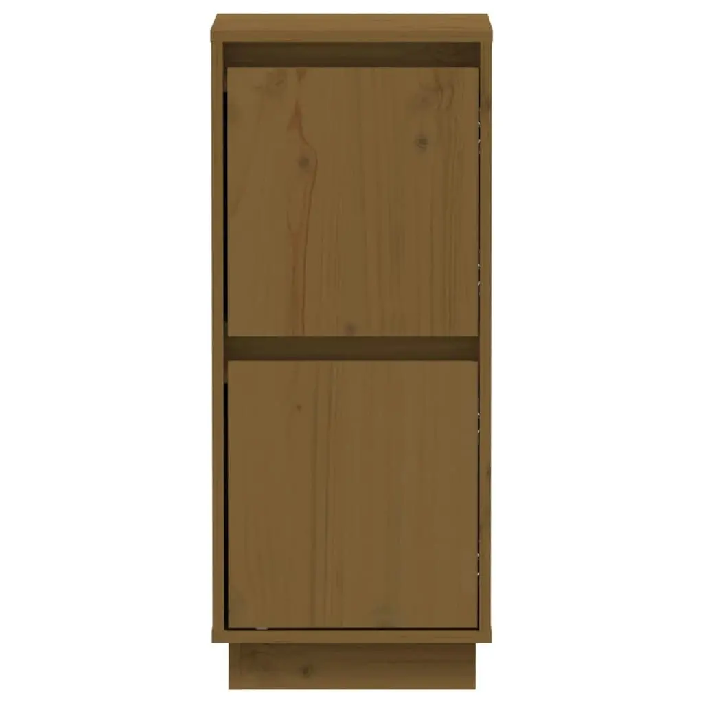 Sideboards 2 pcs Honey Brown 31.5x34x75 cm Solid Wood Pine 813387