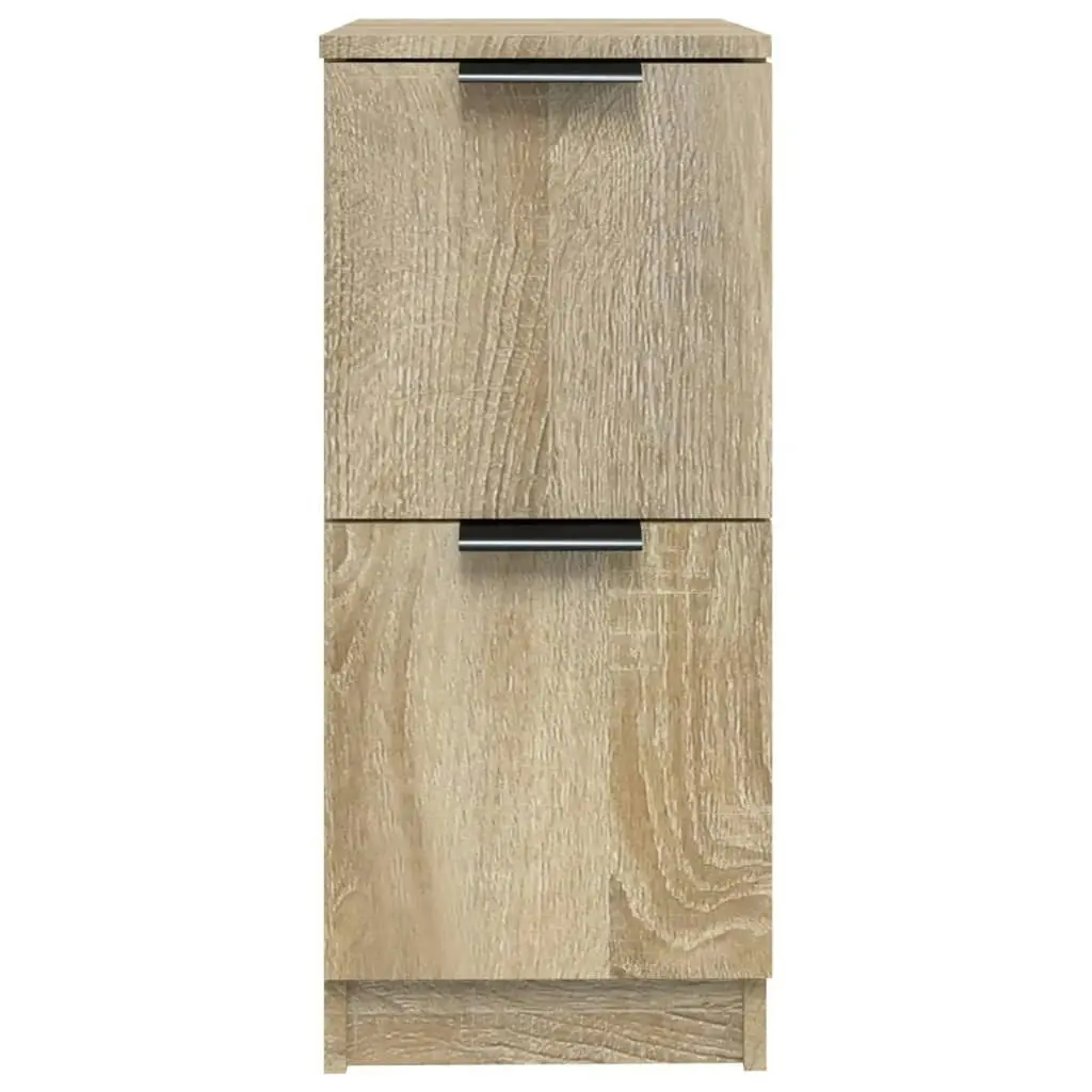 Sideboards 2 pcs Sonoma Oak 30x30x70 cm Engineered Wood 811176