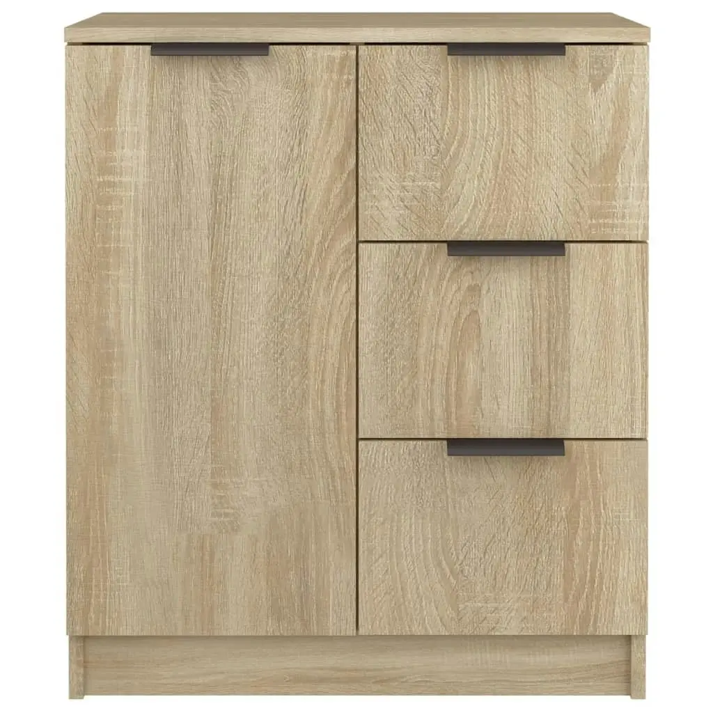 Sideboards 2 pcs Sonoma Oak 60x30x70 cm Engineered Wood 3115790