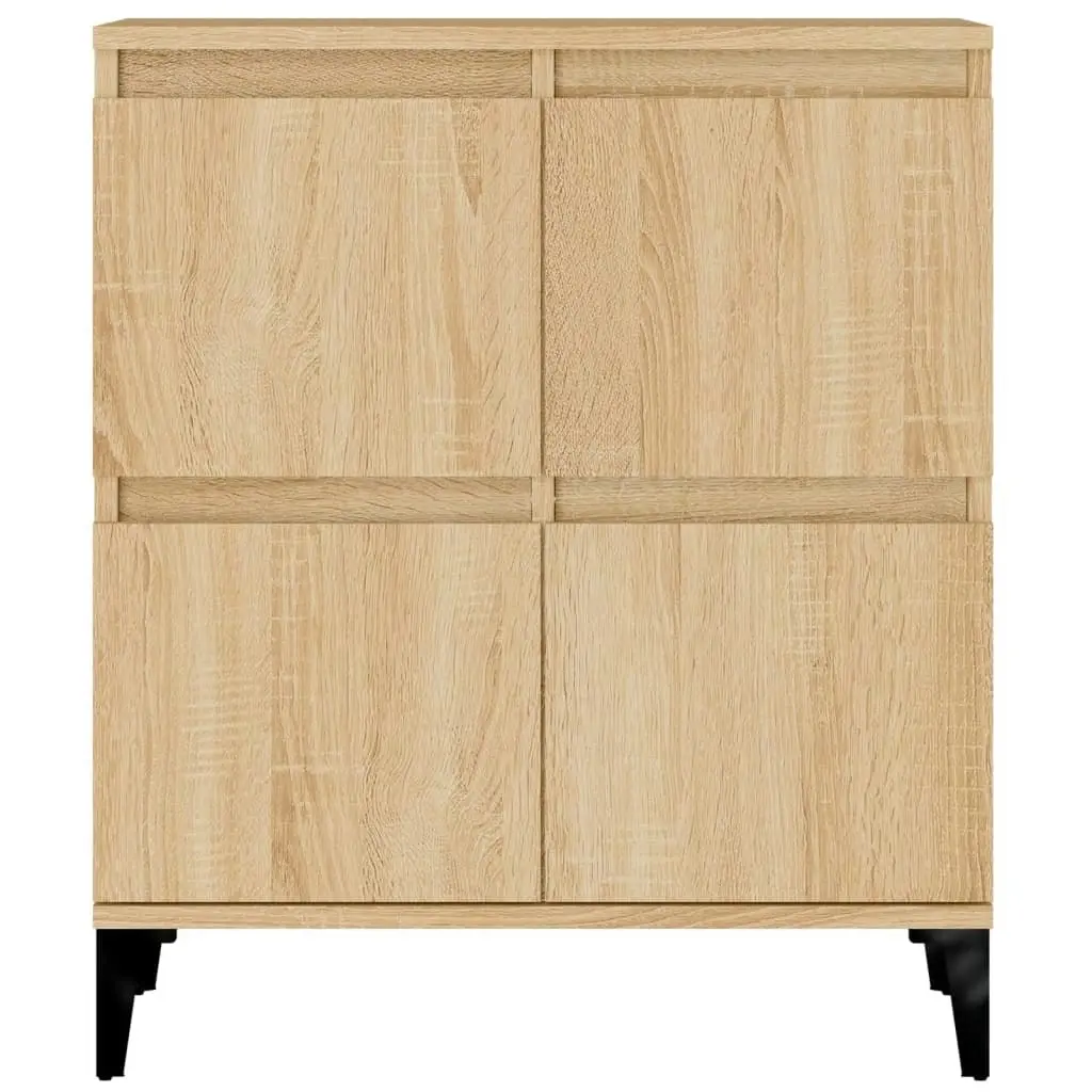 Sideboards 2 pcs Sonoma Oak 60x35x70 cm Engineered Wood 3185762