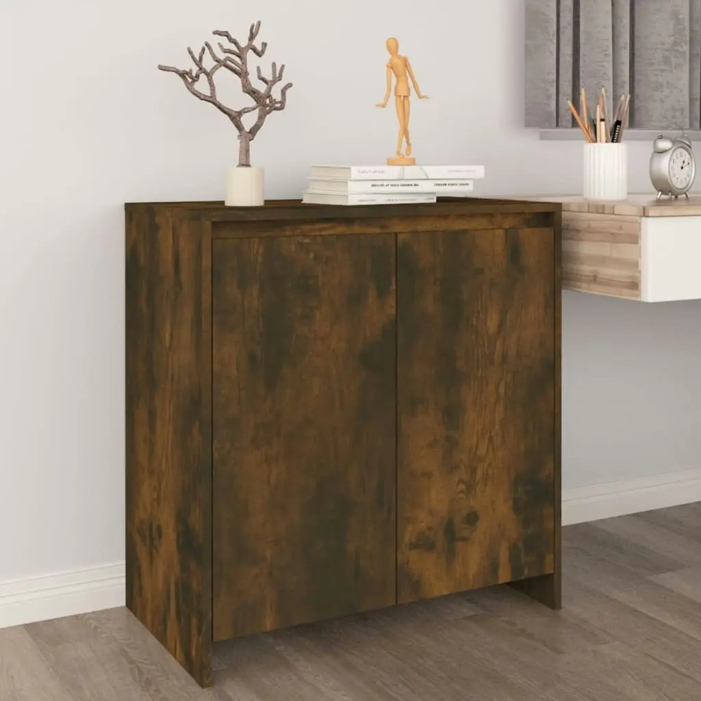 Sideboard Smoked Oak 70x41x75 cm Engineered Wood 813002