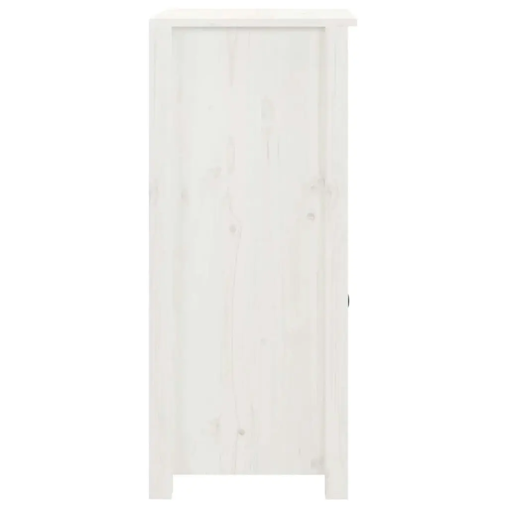 Sideboards 2 pcs White 40x35x80 cm Solid Wood Pine 813757