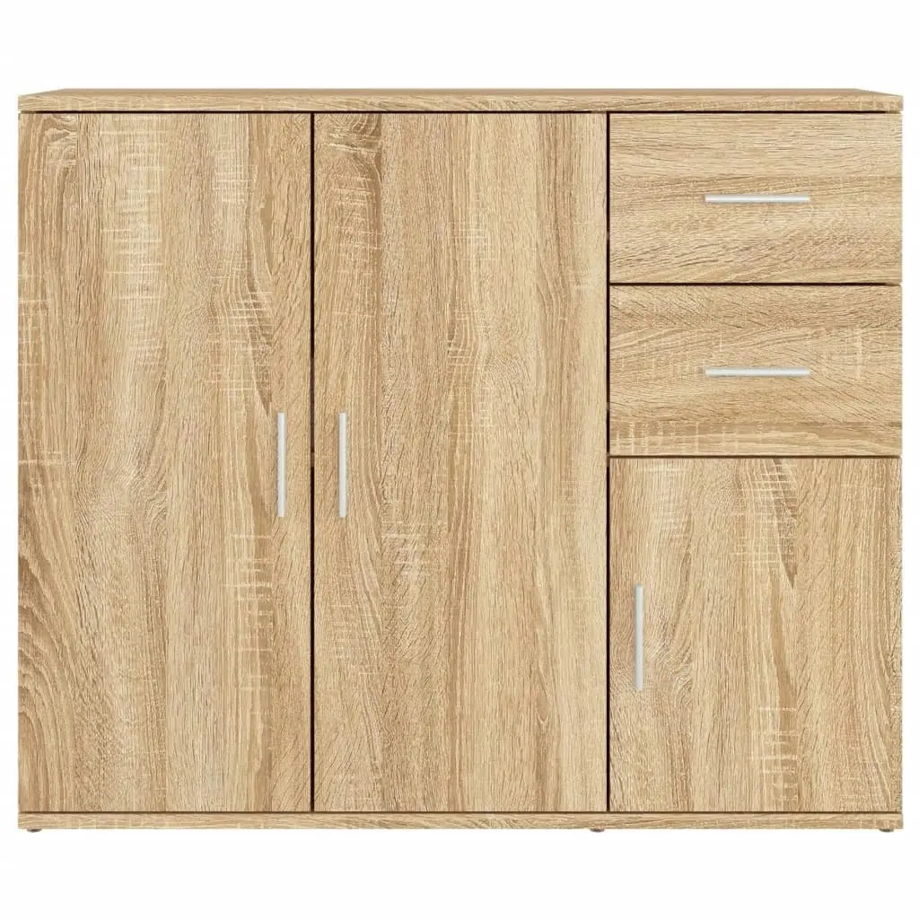 Sideboard Sonoma Oak 91x29.5x75 cm Engineered Wood 823272