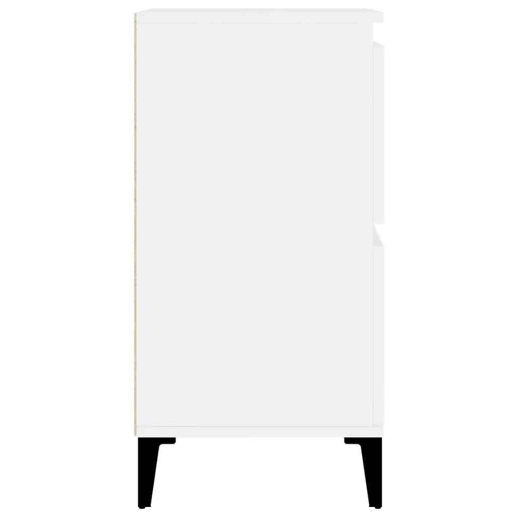 Sideboards 2 pcs White 60x35x70 cm Engineered Wood 3185759