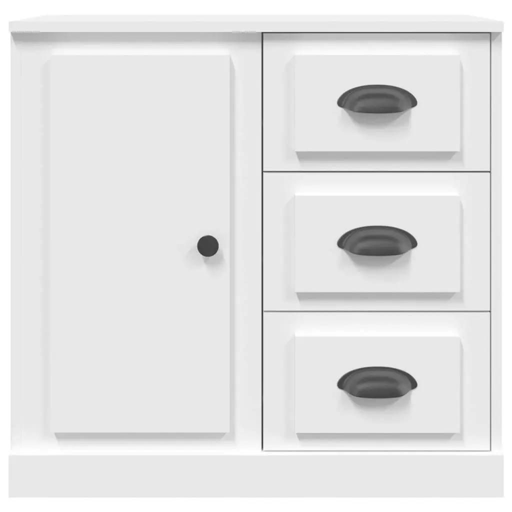 Sideboards 2 pcs White Engineered Wood 3185223