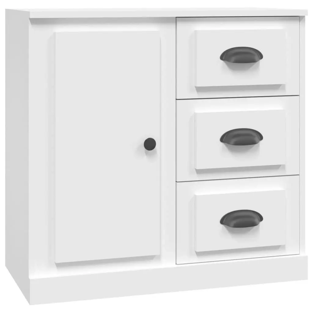 Sideboards 2 pcs White Engineered Wood 3185223