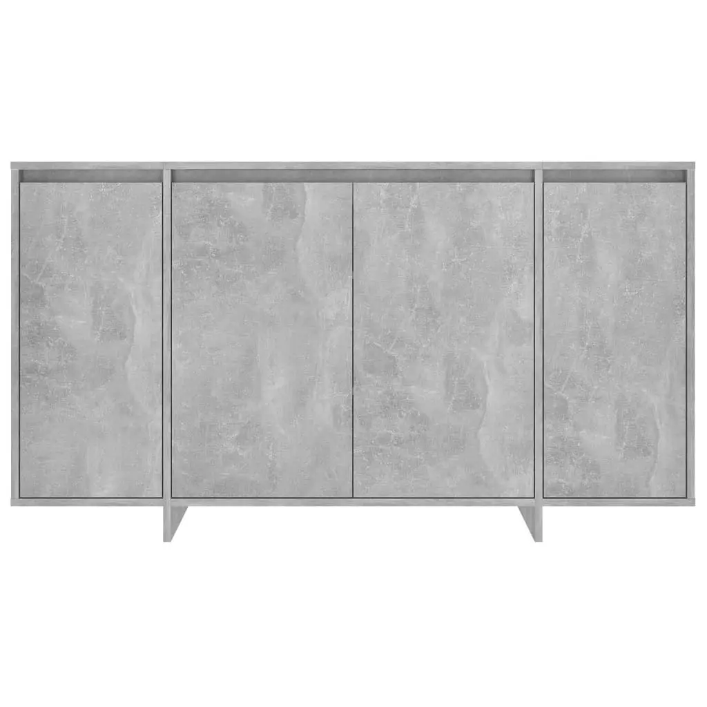 Sideboard Concrete Grey 135x41x75 cm Engineered Wood 809597