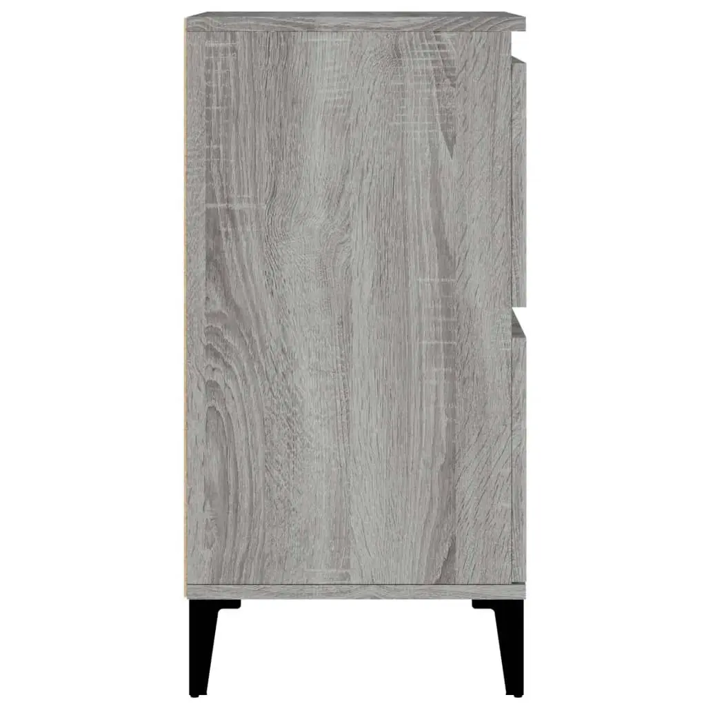 Sideboards 3 pcs Grey Sonoma 60x35x70 cm Engineered Wood 3185781