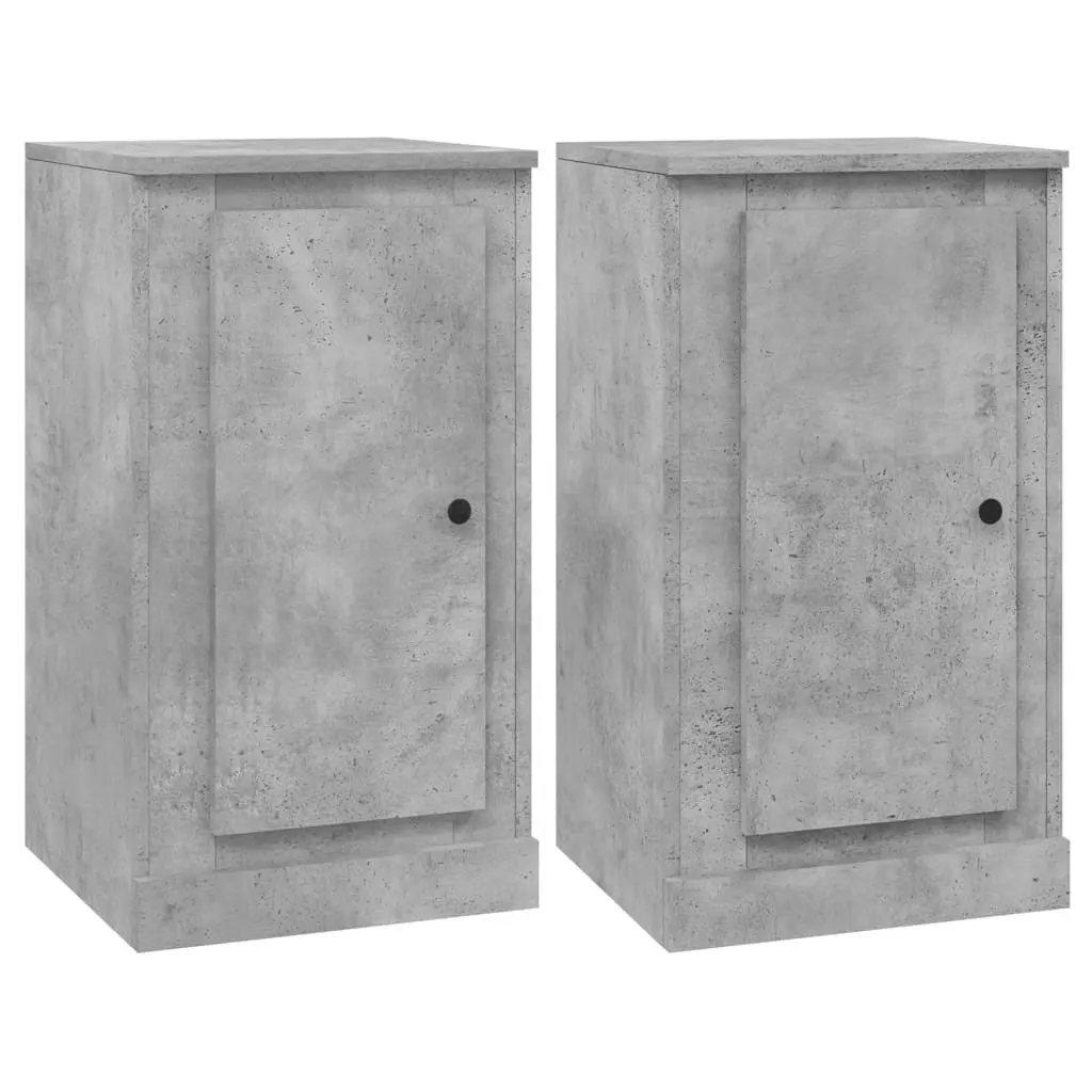 Sideboards 3 pcs Concrete Grey Engineered Wood 3185251