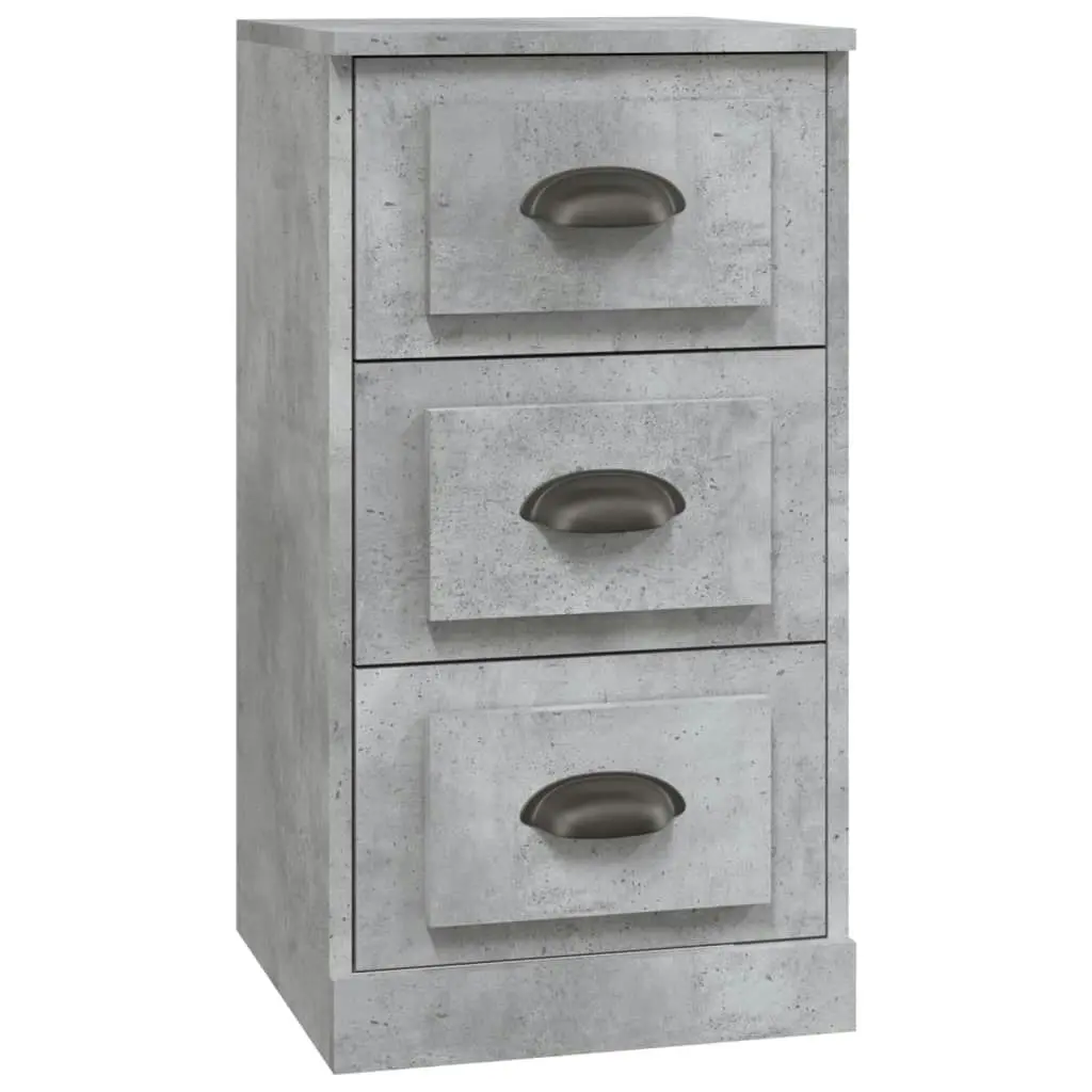 Sideboards 3 pcs Concrete Grey Engineered Wood 3185235