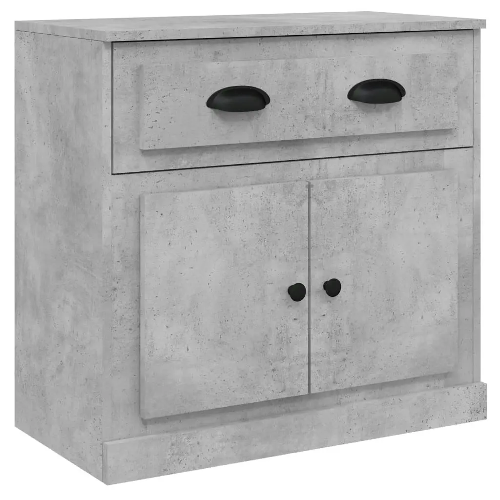 Sideboards 3 pcs Concrete Grey Engineered Wood 3185275