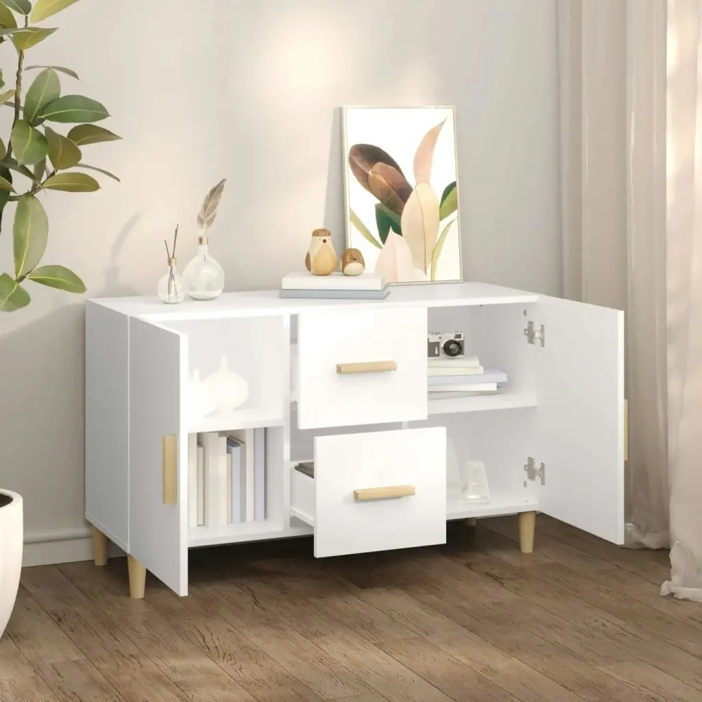 Sideboard White 100x36x60 cm Engineered Wood 812510