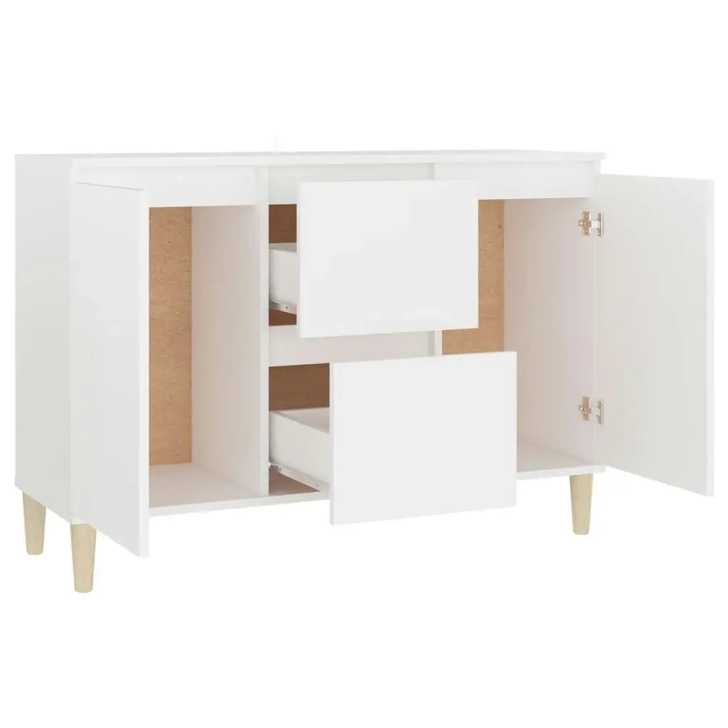 Sideboard White 101x35x70 cm Engineered Wood 806103